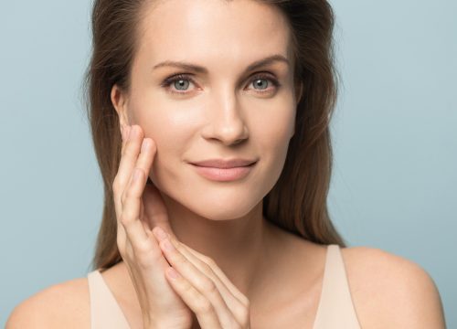 Youthful-looking woman after RADIESSE treatments