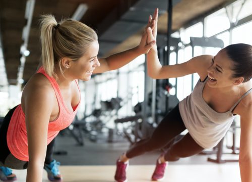 Women working out after SculpSure body contouring treatments